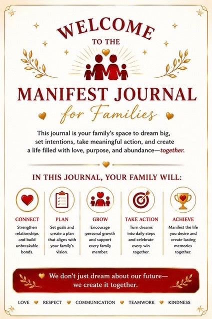 Manifest Journal for Families