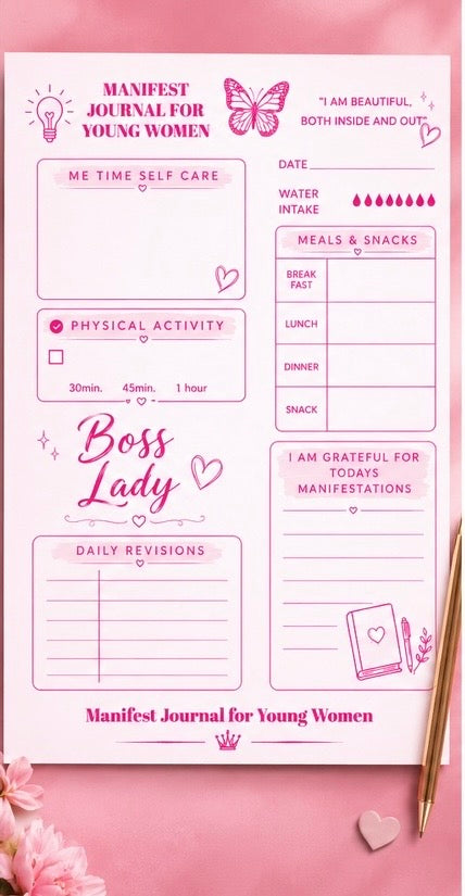 Manifest Journal for Young Women