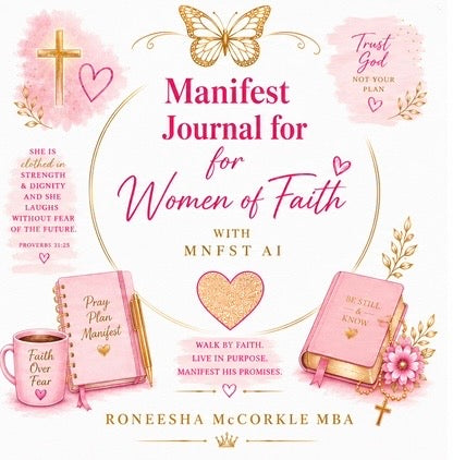 Manifest Journal for Women of Faith