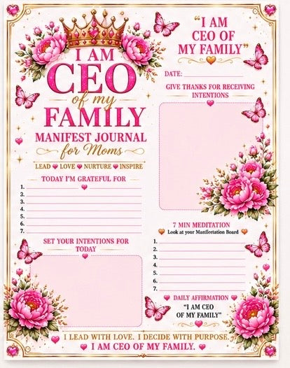 Manifest Journal for Moms