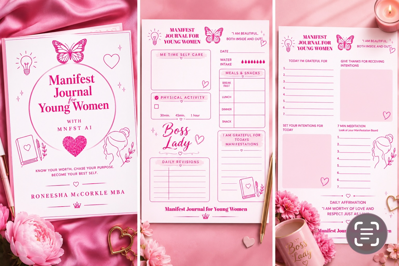 Manifest Journal for Young Women