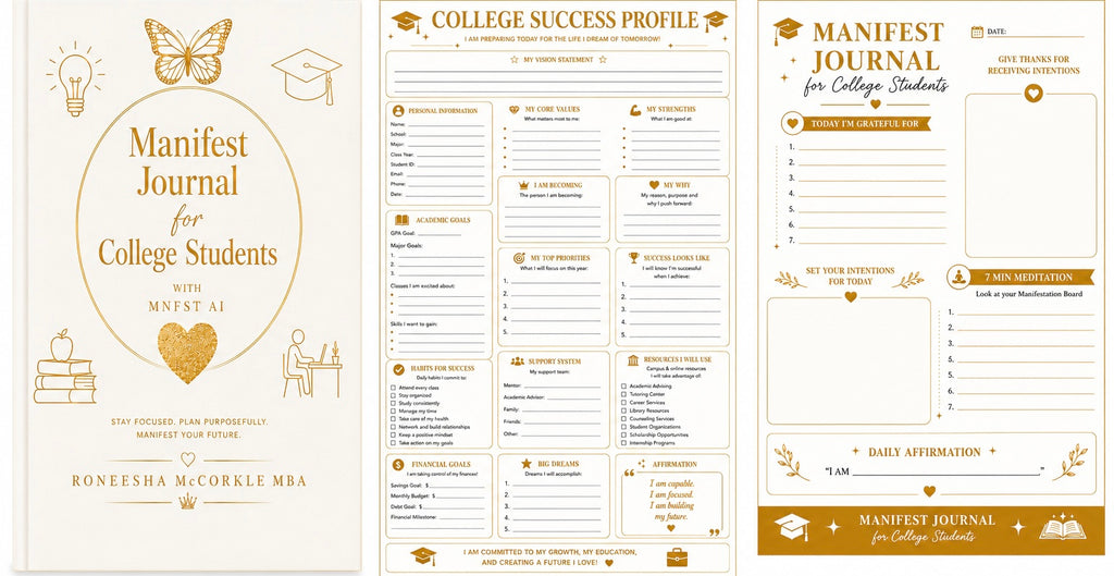 Manifest Journal for College Students
