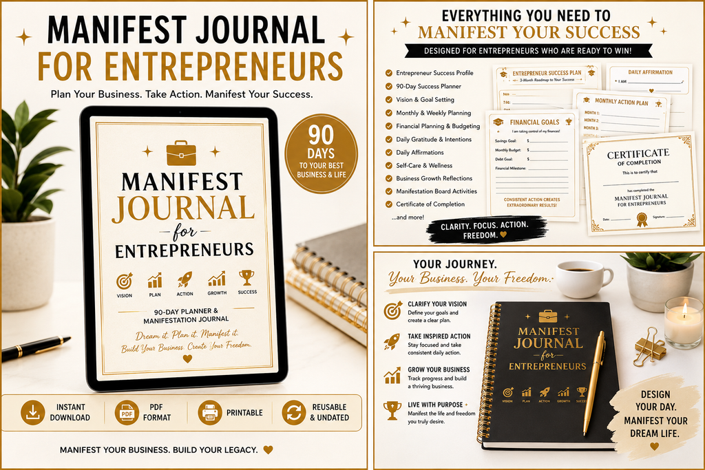 Manifest Journal for Entrepreneurs