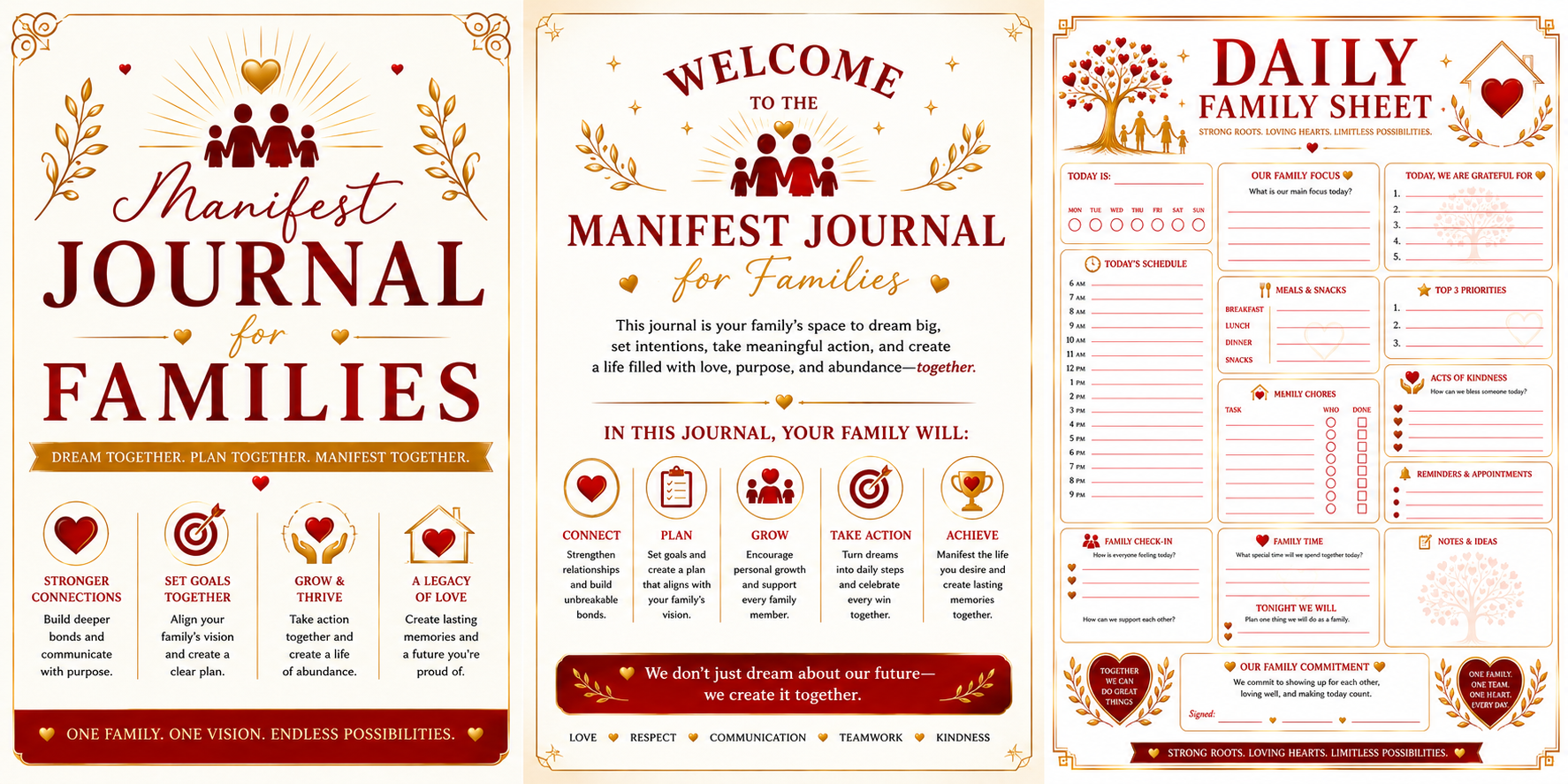 Manifest Journal for Families