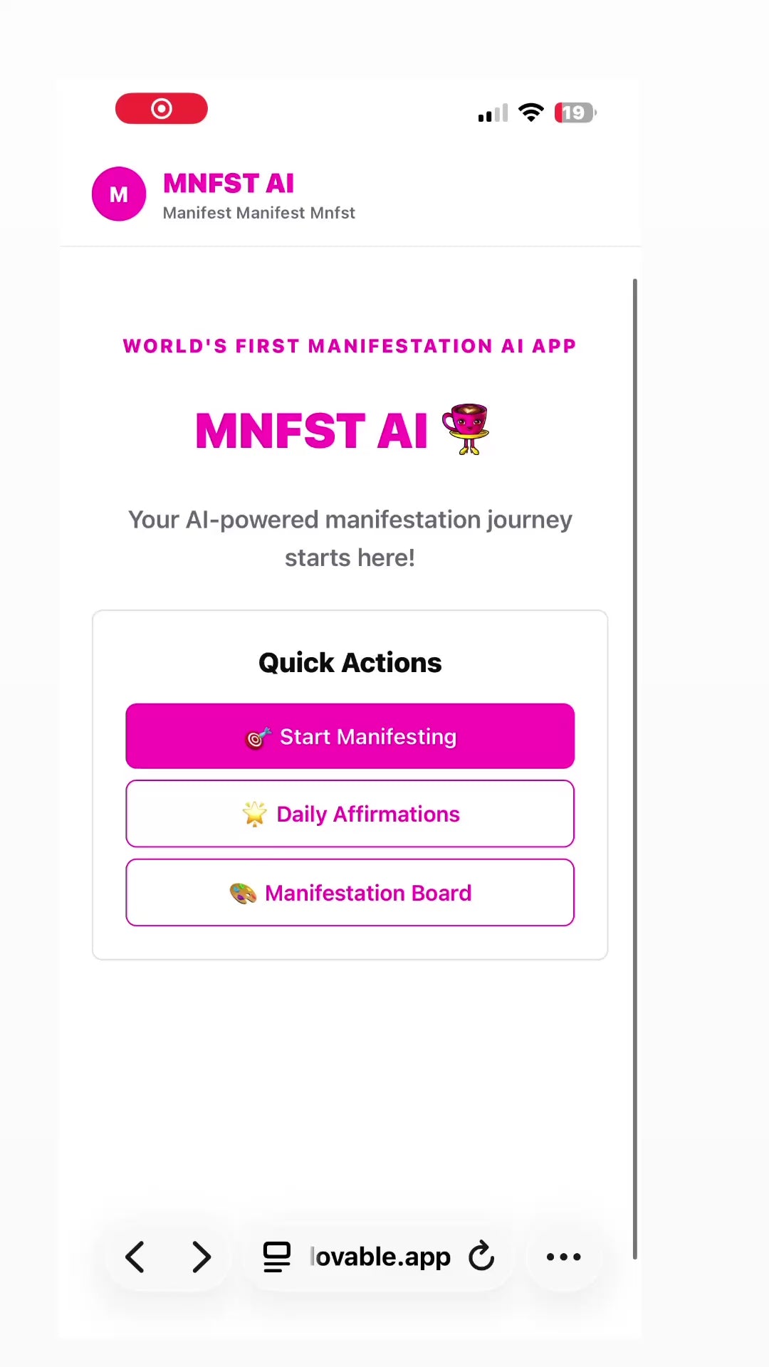 MNFST AI VIP Founder Access Monthly